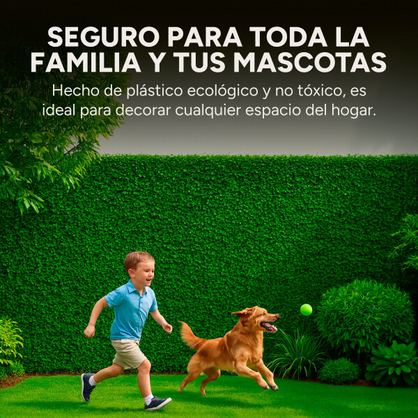 Cerco Artificial Pasto Panel Jardin X10 Un Treboles Pared Ax Cerco Artificial Pasto Panel Jardin X10 Un Treboles Pared Ax