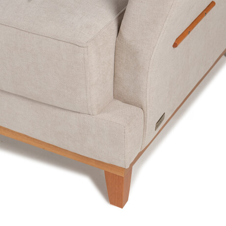 Rinconera Amadeus - Tela Microfibra - Chaise Izquierdo 2226 (Beige)