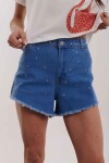 SHORT JEAN NELA AZUL CLARO