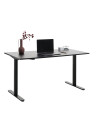 Escritorio altura reg SVANEKE 80x160 negro Escritorio altura reg SVANEKE 80x160 negro