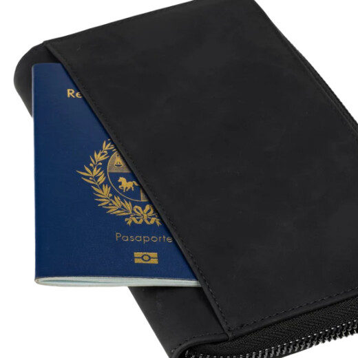 Billetera Baleine Passaport Cover - Negro Billetera Baleine Passaport Cover - Negro
