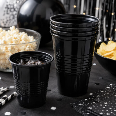Vaso de 250 ml Negro