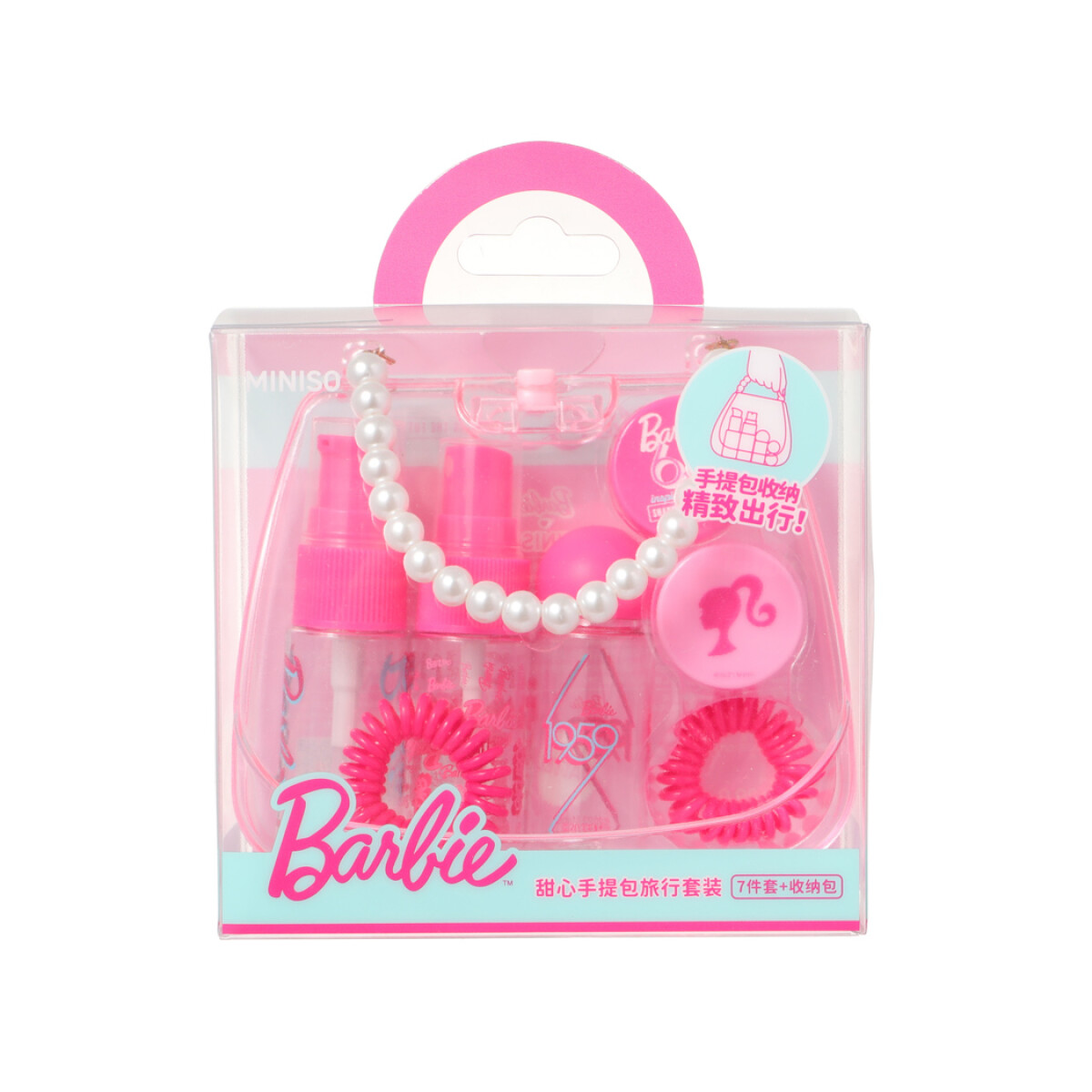 Set frascos Barbie 