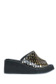 Zueco Plataforma Oro Negro