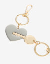 Llavero Metal Set Llavero Regalable, Llave Y Corazón. - Dorado