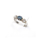 Anillo Estilo Antiguo En Platino Con Brillantes Y Zafiros Anillo Estilo Antiguo En Platino Con Brillantes Y Zafiros