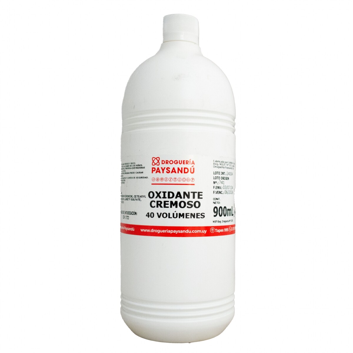 Oxidante Cremoso 40 Vol. - 900 mL 