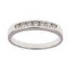 Anillo medio sin fin Chana S en oro blanco 18k con brillantes Anillo medio sin fin Chana S en oro blanco 18k con brillantes
