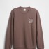 V-LW DB FLEECE NEW BROWN661
