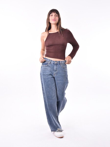 REMERA EDS MARRON OSCURO