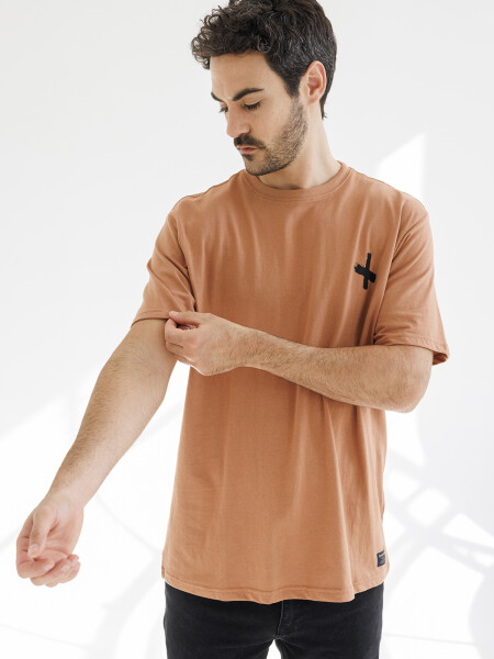 T-SHIRT ROAR OCRE