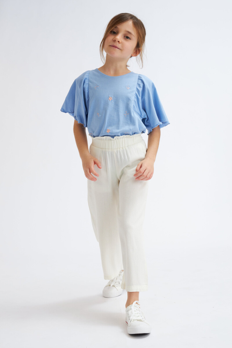 Pantalón Paperbag Crudo