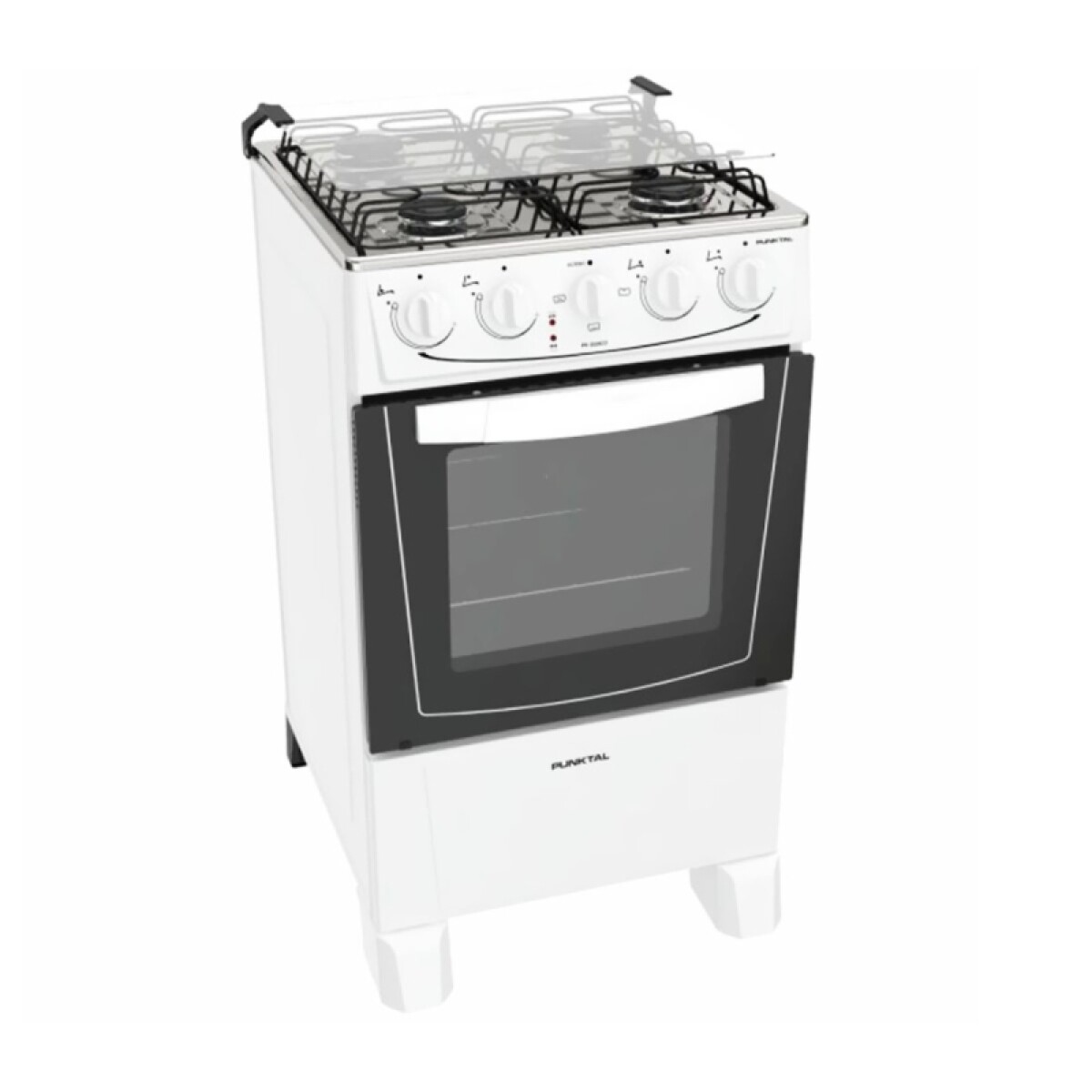 Cocina Combinada Punktal Negra Pk-509 