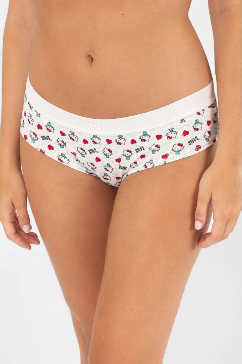 Culotte hello kitty - Gris melange 