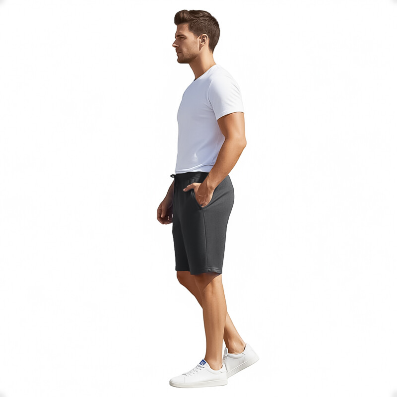 Short Bermuda Deportiva Pantalón Corto Gris