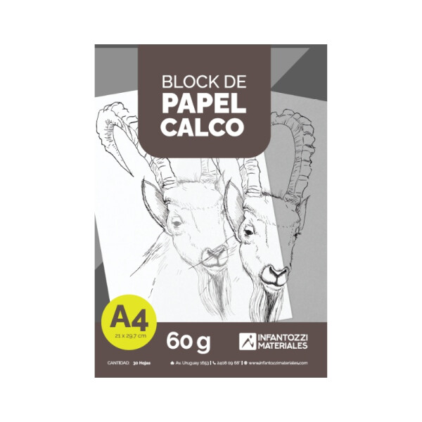 Block papel de calco Única