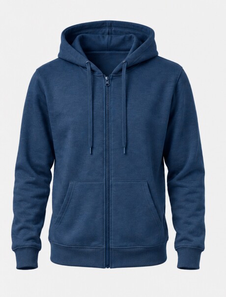 CAMPERA UNISSEX BÁSICA ADULTO AZUL OSCURO