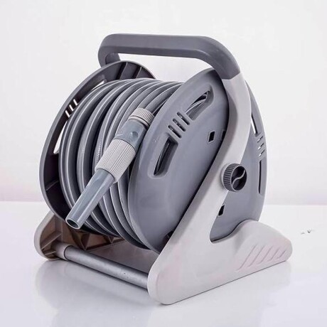 Carrete Con Manguera Enrollador Manual Ultra Resistente 20M Carrete Con Manguera Enrollador Manual Ultra Resistente 20M