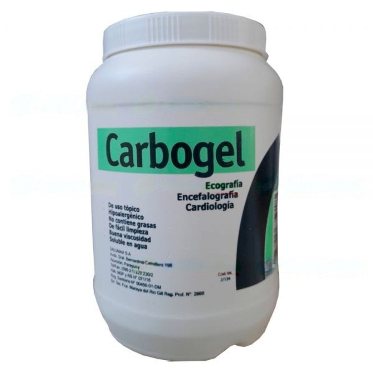 CARBOGEL GEL P/ ECOGRAFIA POTE X 1000 GR 