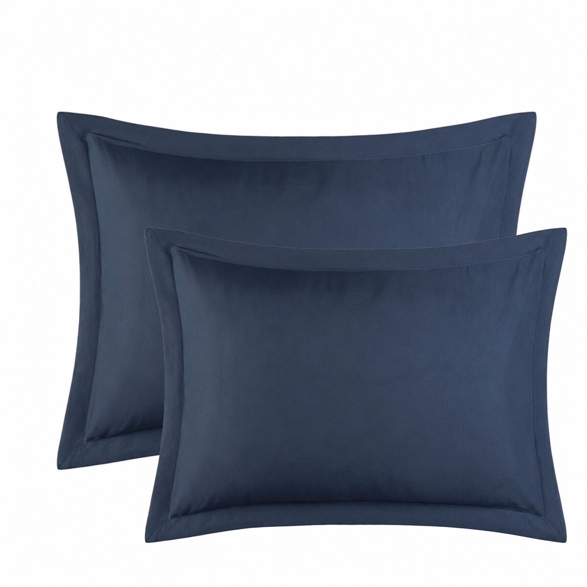 SET FUNDAS ALMOHADA - POLIESTER AZUL PREWASHED MARINO 