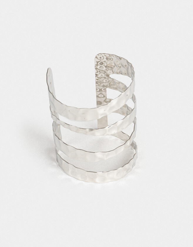 Brazaletes De metal Brazalete Metálico - Plateado