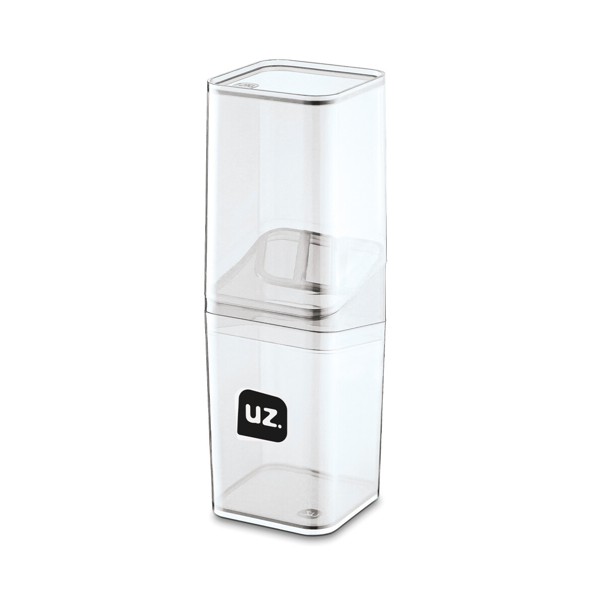 Porta Cepillo Con Tapa - TRANSPARENTE 