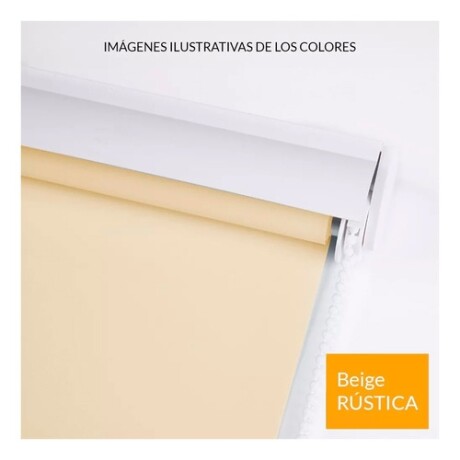 Cortina Roller Rustica Lumax 1.6x2.4mts Crema
