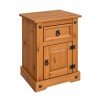 Mesa de Luz Corona 1 Puerta 1 Cajón Mex Caramelo CH9173C Mesa de Luz Corona 1 Puerta 1 Cajón Mex Caramelo CH9173C