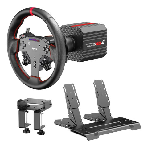 Volante Pxn Vd4 Bundle Volante + Pedalera + Soporte VOLANTE PXN VD4 BUNDLE VOLANTE + FRENO