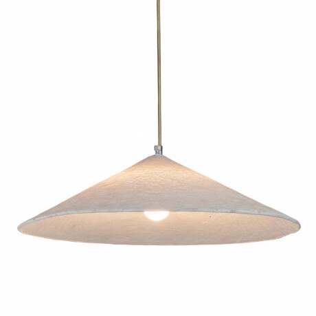 LÁMPARA DE TECHO PAPEL-MACHE BLANCO MACHÉ CONIC