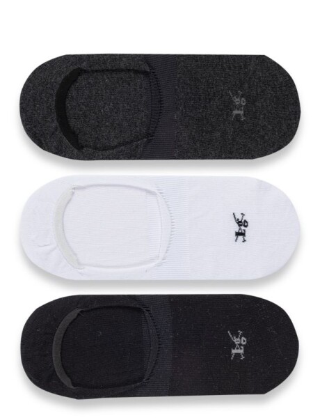 MEDIA INVISIBLE LISA PACK X 3 Negro