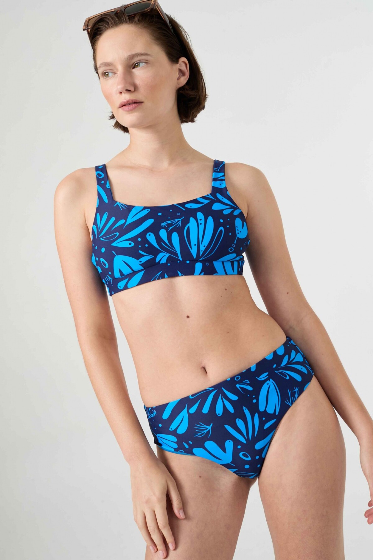 Top Kingston Duo Azul Print