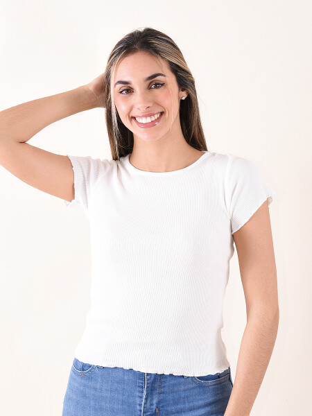 REMERA BASICA LOLA BLANCO