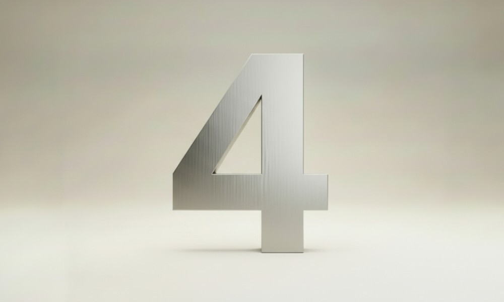 Número para puerta 4 987.21.140 Número Para Puerta 4 987.21.140