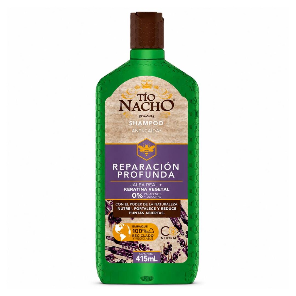 Shampoo Tio Nacho Keratina Vegetal - 415ml 