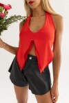 Top Butterfly Rojo
