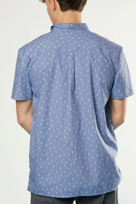 CAMISA ICON DIXIE Celeste