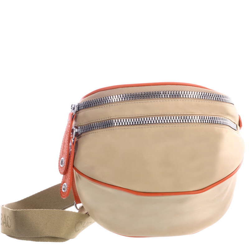 Riñonera Miss Carol con cinta Beige