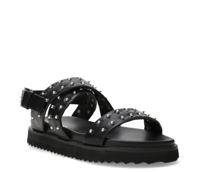 Sandalias de Niña MINI Miss Carol PELLY con tachas Negro