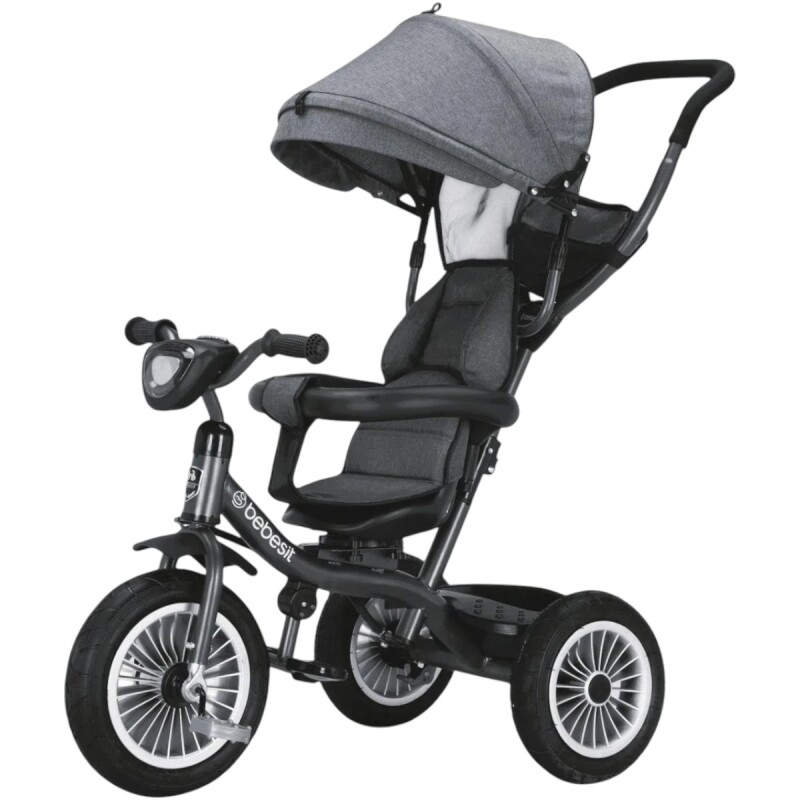 Triciclo 360º Deluxe Bebesit Gris y Negro Triciclo 360º Deluxe Bebesit Gris y Negro