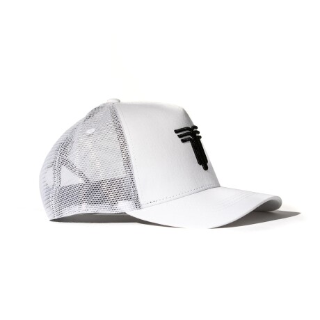Gorro Tiffosi Bordada Blanco - Negro