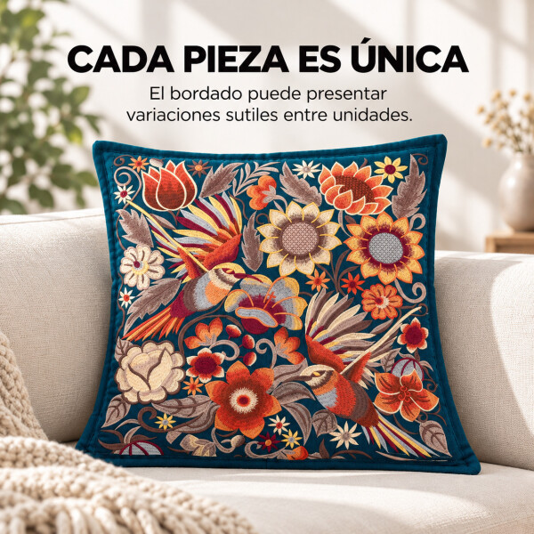 Fundas de Almohadón ZAL 50 x 50 cm Pack x2 Turquesa
