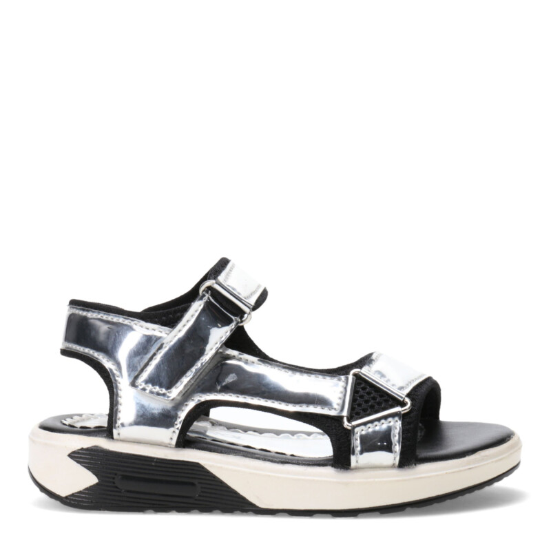 Sandalias de Niña MINI Miss Carol TUNIA deportiva de charol Plateado