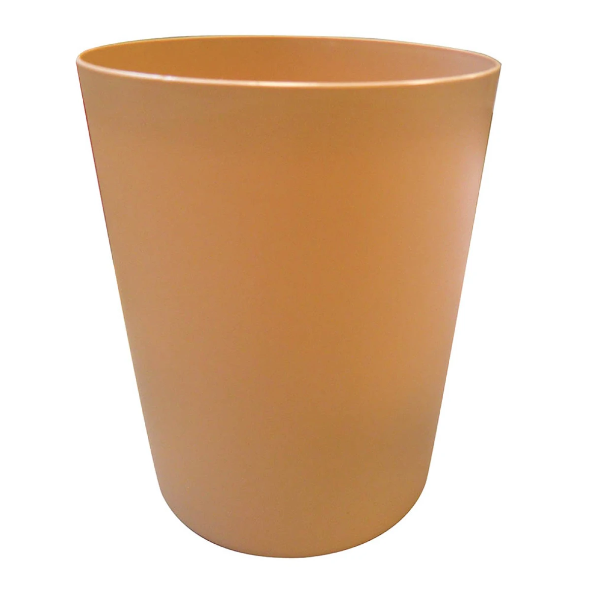 Papelera de Plástico para Baño Lisa - Varios Colores - BEIGE 