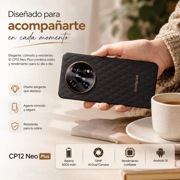 Celular Coolpad C16 12gb (4+8)gb Ram 256gb 4g + Regalo PK COOLPAD C16 12/256 NEGRO + REGALO