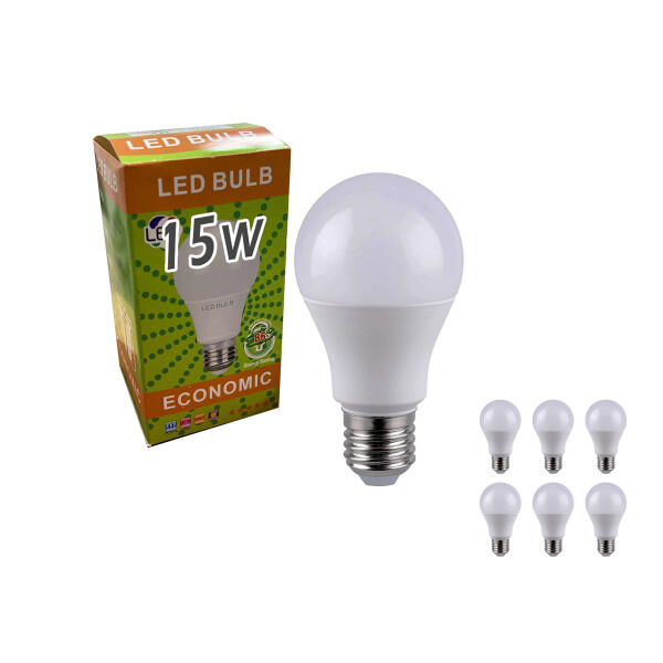 Bombita De Luz Led 15w Pack De 6 Bombita De Luz Led 15w Pack De 6
