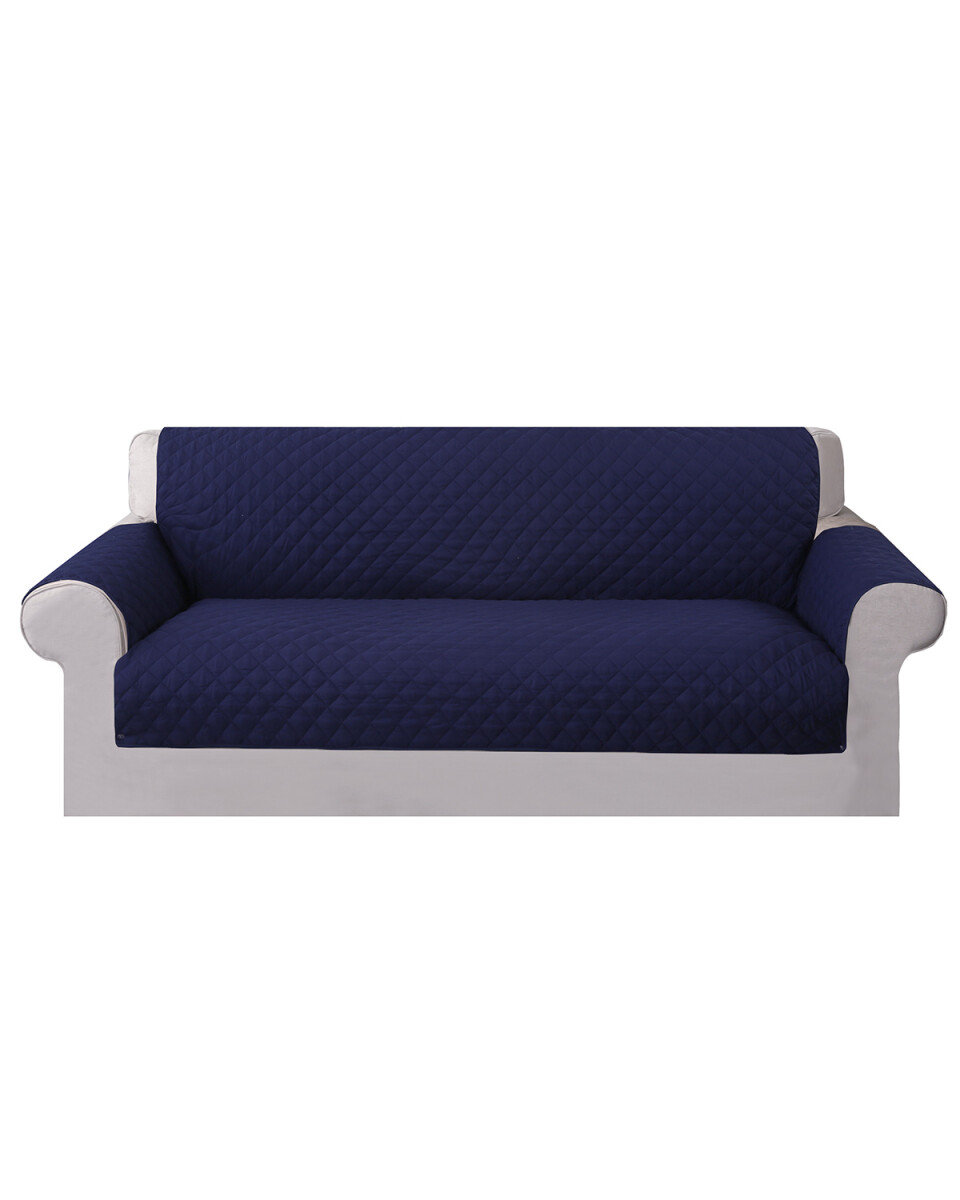 Cubre sofá de 3 cuerpos súper resistente - Azul 