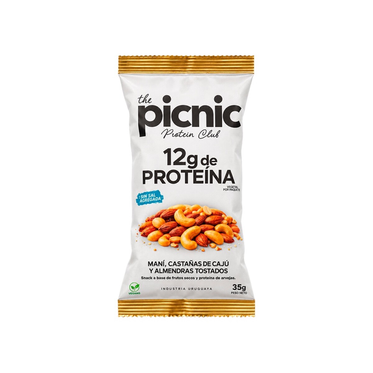 Mix de Frutos Secos Tostados Sin Sal +12 Proteína 35g Picnic 