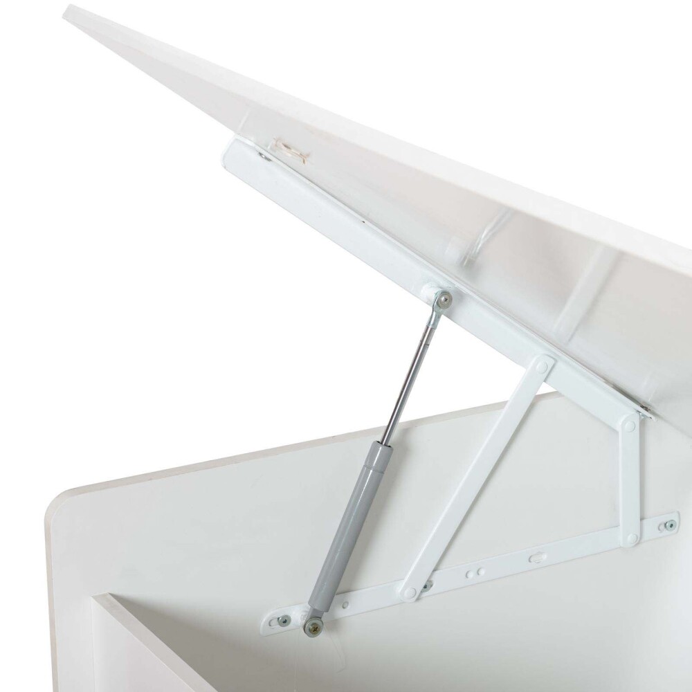 CAMA BAUL 1 PLAZA MDF BLANCO FUNCIONAL ITALY