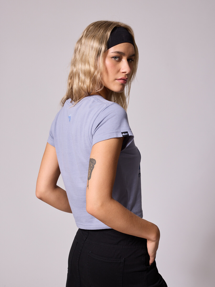 T-SHIRT CATIN DIXIE Gris Claro